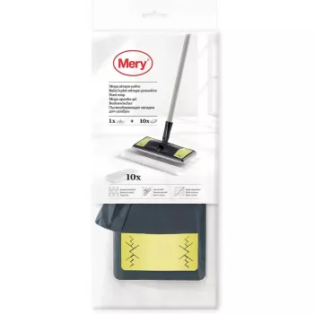 MERY vloerveger voor stofopname Dust Mop 25,8x10,5cm met 10 doekjes 29,5x21,5cm
