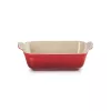 LE CREUSET rechthoekige ovenschaal Heritage steengoed 19x14cm / 1,1L rood