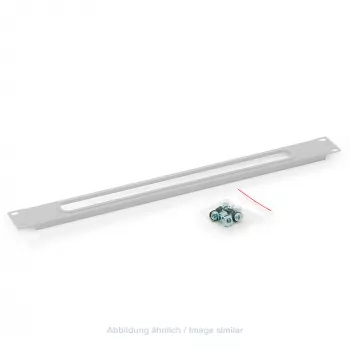 Triton RAC-ZP-X03-A1 19 inch 1U kabeldoorvoerplaat zonder borstel, grijs