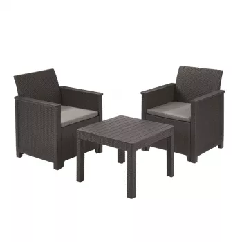 KETER tuinmeubelset Elodie balkonset met tafel Classic grijs