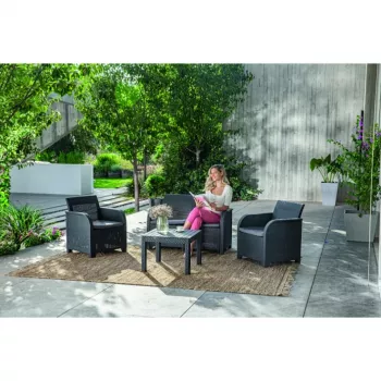 KETER tuinmeubelset Rosalie set met tafel Classic grijs