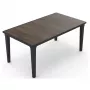 Keter Futura tuineettafel Deco grafiet/walnoot 29216482533
