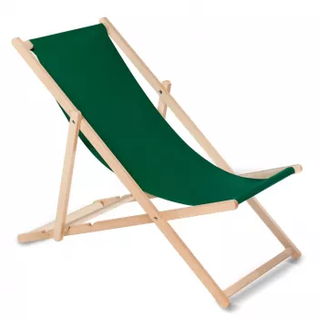 Klassieke beukenhouten ligstoel GreenBlue GB183 donkergroen