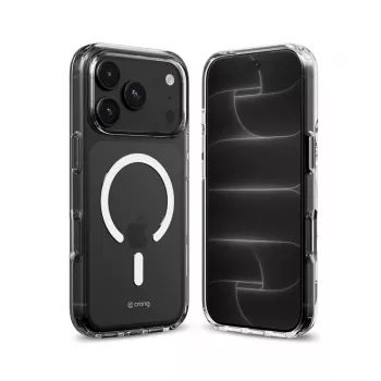 Crong Clear MAG Cover – MagSafe-hoes iPhone 18 Pro Max / 17 Pro Max (transparant)