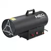 NEO TOOLS 90-085-01 Gasverwarming 50 kW met thermostaat, IPX4, LPG, 1000 m³/h luchtstroom, inclusief regelaar en slang