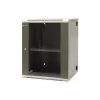 EMITER EM/AH6515 15U wandmontage netwerkkast 600x550x770 mm, gehard glazen deur, zwart
