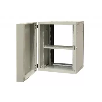 EMITER EM/AH6515 15U wandmontage netwerkkast 600x550x770 mm, gehard glazen deur, zwart