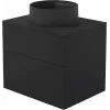 DEANTE SDNB6SNU4B wandgemonteerd wastafelonderkast met geïntegreerde granieten wasbak 360 mm wit