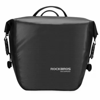 Rockbros AS-003-1BK fietstas waterdicht met schouderband montage voor/achter 10-14l - zwart