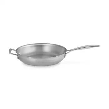 LE CREUSET 3-laags RVS pan zonder coating Ø28cm