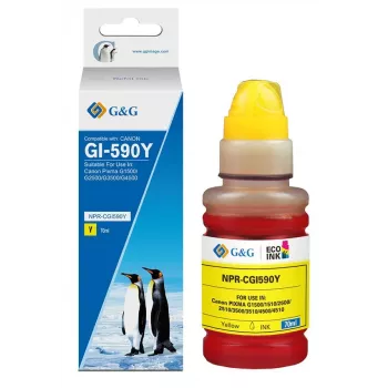G&G navulinkt comp. m. Canon GI-590Y/1606C001 Y(70ml)