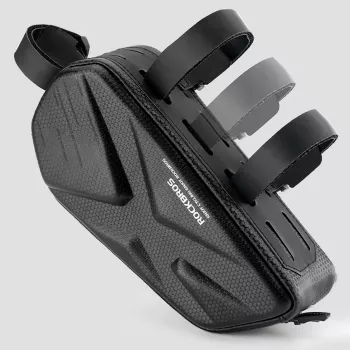 Rockbros fietstas, versterkt, voor frame, voor bovenbuis 1,4 l – zwart