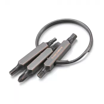 Multitool Rockbros VK-ARCO3 ROAD TO SKY sleutelhanger 6in1 - bruin