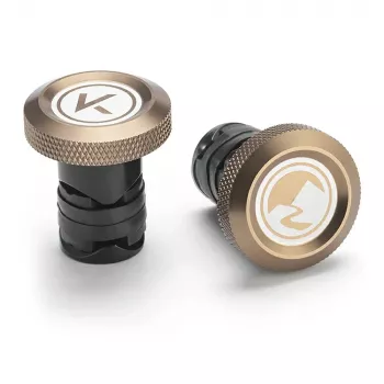 Rockbros VK-KB10 ROAD TO SKY aluminium stuurpluggen - bruin