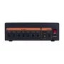 JOYO JJP04 gitaar-effectpedaal voeding - 10 geïsoleerde uitgangen, DC 9V/12V/18V, aluminiumlegering, zwart