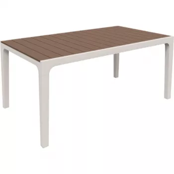 Keter Harmony tuintafel wit/beige 29201231587