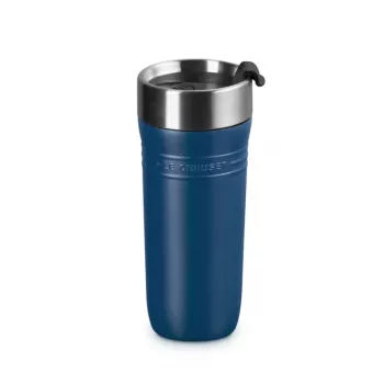 LE CREUSET thermobeker ON THE GO 350 ml blauw