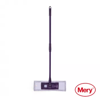 MERY microvezel-mop 45 cm met metalen steel 140 cm