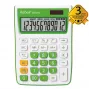 REBELL RE-SDC912GR BX halftafel-zakrekenmachine 12-cijferig dual power grijs