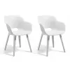 KETER tuinstoelen 2 stuks Akola wit