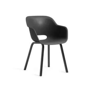 KETER tuinstoelen 2 stuks Noa Cup grijs