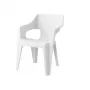 Keter Bilbao tuinstoel met lage rugleuning wit 29213634400