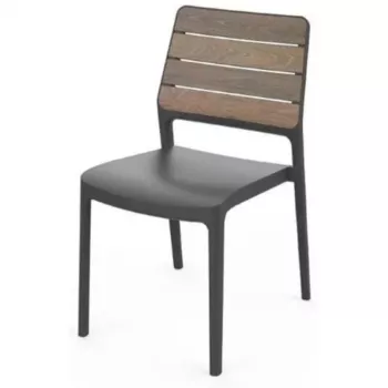KETER tuinstoel Deco Porto walnoot/grijs