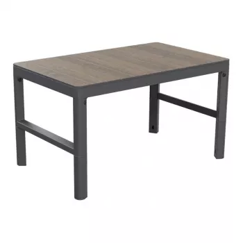 KETER tuintafel Deco Lyon walnoot/grijs