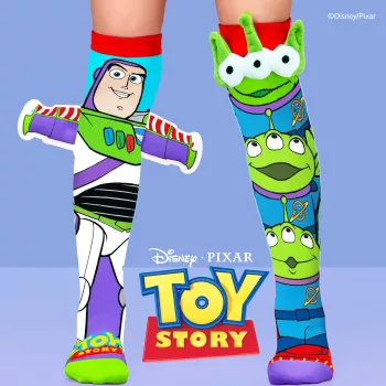 MADMIA kinderen kniekousen sokken Toy Story Toystory Buzz Lightyear 3D / Md041
