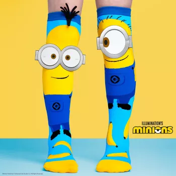 Kinderen kniekousen overknee sokken Skarpetki Gogle Minionki 3d Minions / Madmia / Nb001