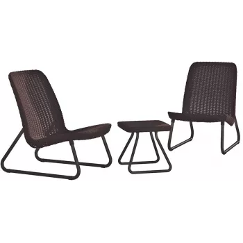 KETER tuinmeubelset Rio Patio Set bruin