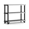 KETER 3-laags rek Fused 122,1x45,7x105,8cm zwart