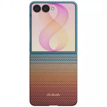 Hoes PITAKA California Dream 01 Edge Case voor Samsung Galaxy Z Flip8 Sunset