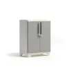 KETER Linear houten sokkelkast 68x39x90cm lichtbeige/lichtgrijs