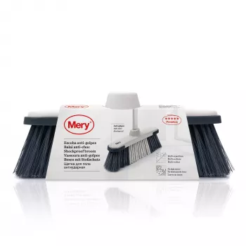 MERY bezem met rubberrand
