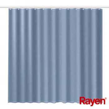 RAYEN Douchegordijn 180x200cm blauw, polyester