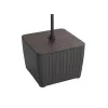 KETER Luzon parasol bijzettafel walnoot/grijs 29214820939