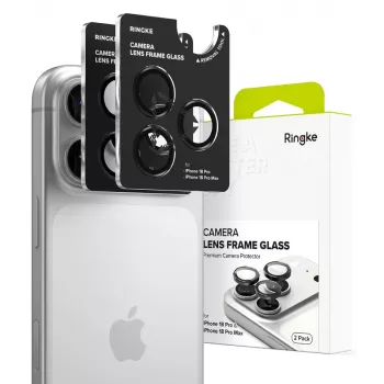 RINGKE camerabescherming Camera Frame Protector 2-pack iPhone 18 Pro / Pro Max zwart