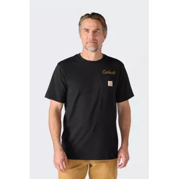 Carhartt Irvine Hard Work T-shirt ZWART