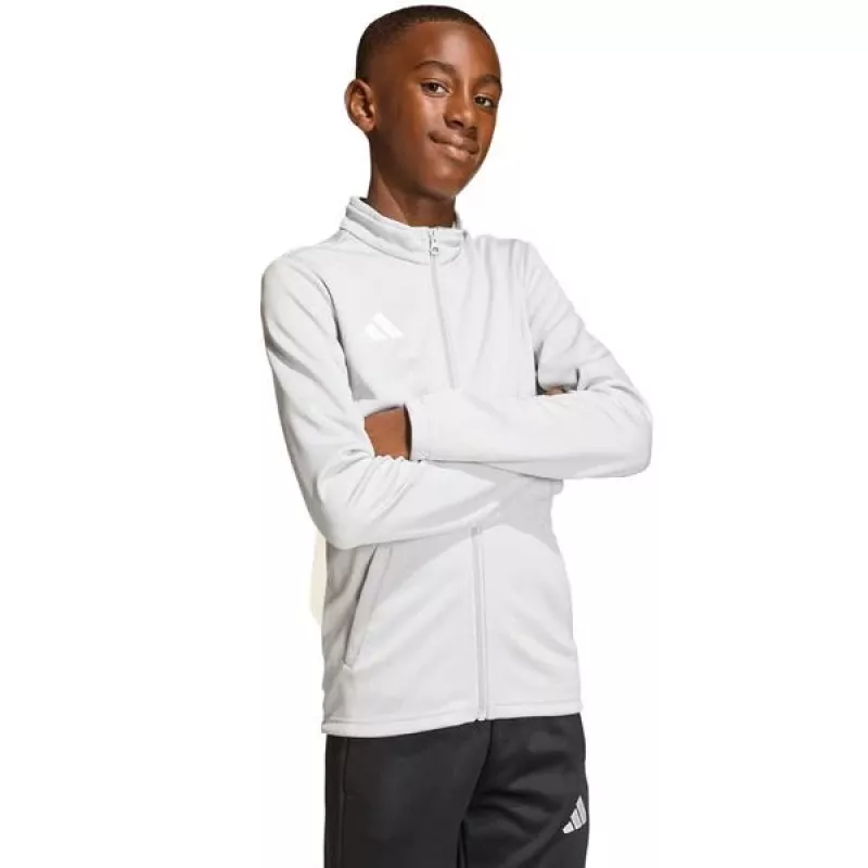 adidas Entrada 26 trainingssweatshirt voor kinderen lichtgrijs JZ6610 116cm