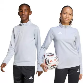 adidas Entrada 26 trainingsshirt kindersweatshirt lichtgrijs JZ6637 140cm