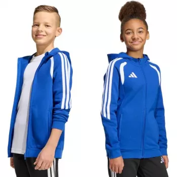 adidas Tiro 26 League Sweat Full Zip Hoodie kindersweatshirt blauw KF9102 140cm