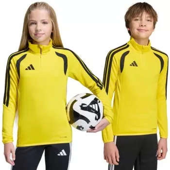 adidas Tiro 26 League trainingsshirt kindersweatshirt geel-zwart JY7158 164cm