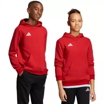 Kinderen hoodie adidas Entrada 26 Hoody rood JZ6568 128cm