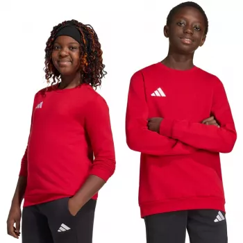 adidas Entrada 26 Sweat Top kinderen sweatshirt rood JZ6556 128cm