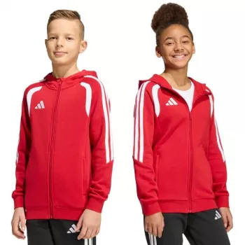 adidas Tiro 26 League Sweat Full Zip Hoodie kindersweatshirt rood KF9101 152cm