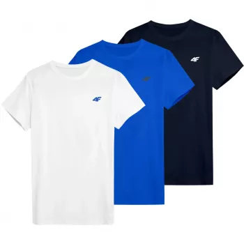 4F M4479 Heren T-shirt wit, blauw, marineblauw 4FWSS26TTSHM4479 90S 4XL