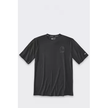 Sun Defender Lightweight Logo korte mouw T-shirt zwart