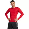 adidas Techfit Long Sleeve Tee Heren T-shirt rood JP2926 2XL