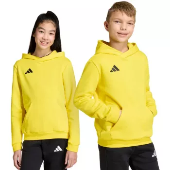 Kinder hoodie adidas Entrada 26 Hoody geel JZ6564 116cm
